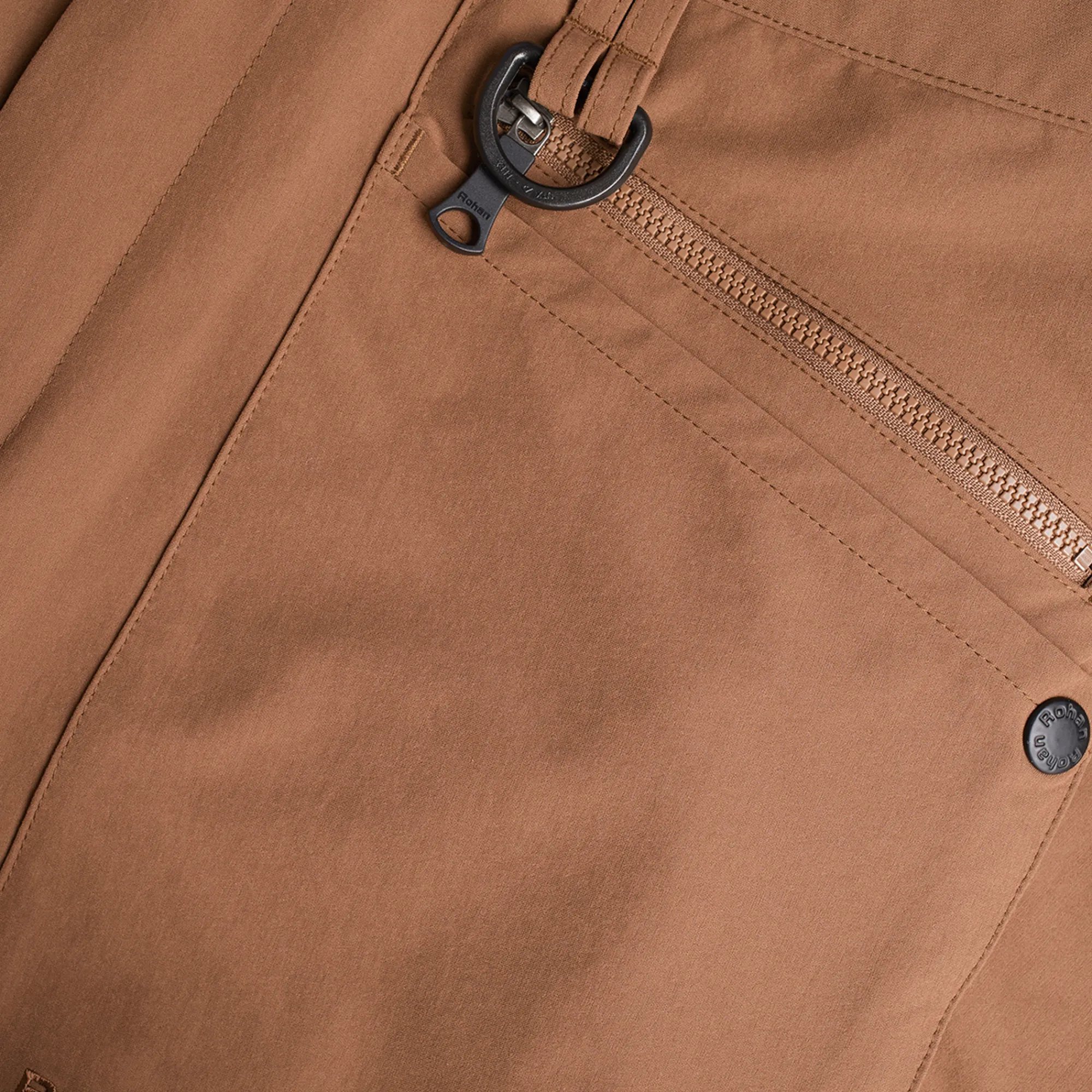 Men Rohan Men'S Stretch Bags Trousers Woodland Brown