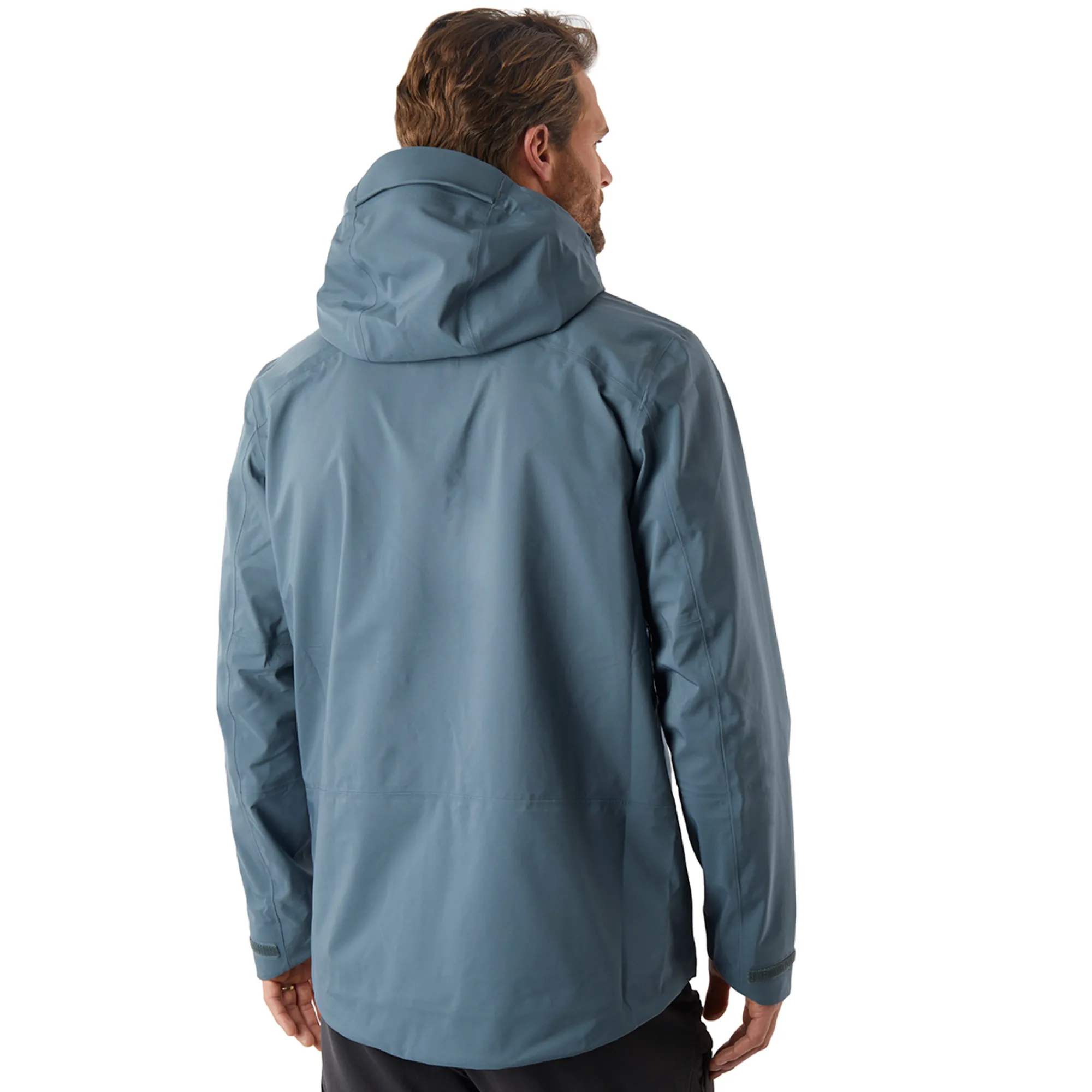 Men Rohan Men'S Ventus Waterproof Jacket Slate Grey