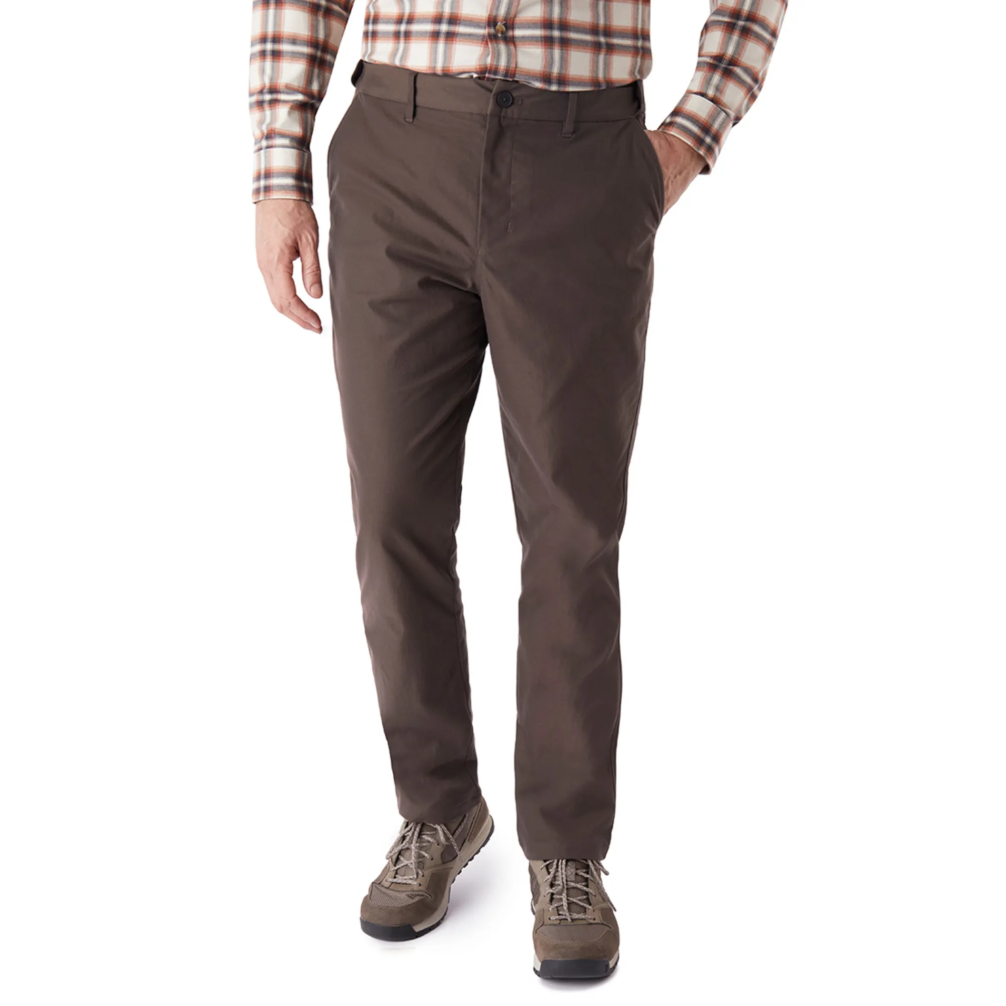 Men Rohan Men'S Winter District Chinos Deep Oak Brown
