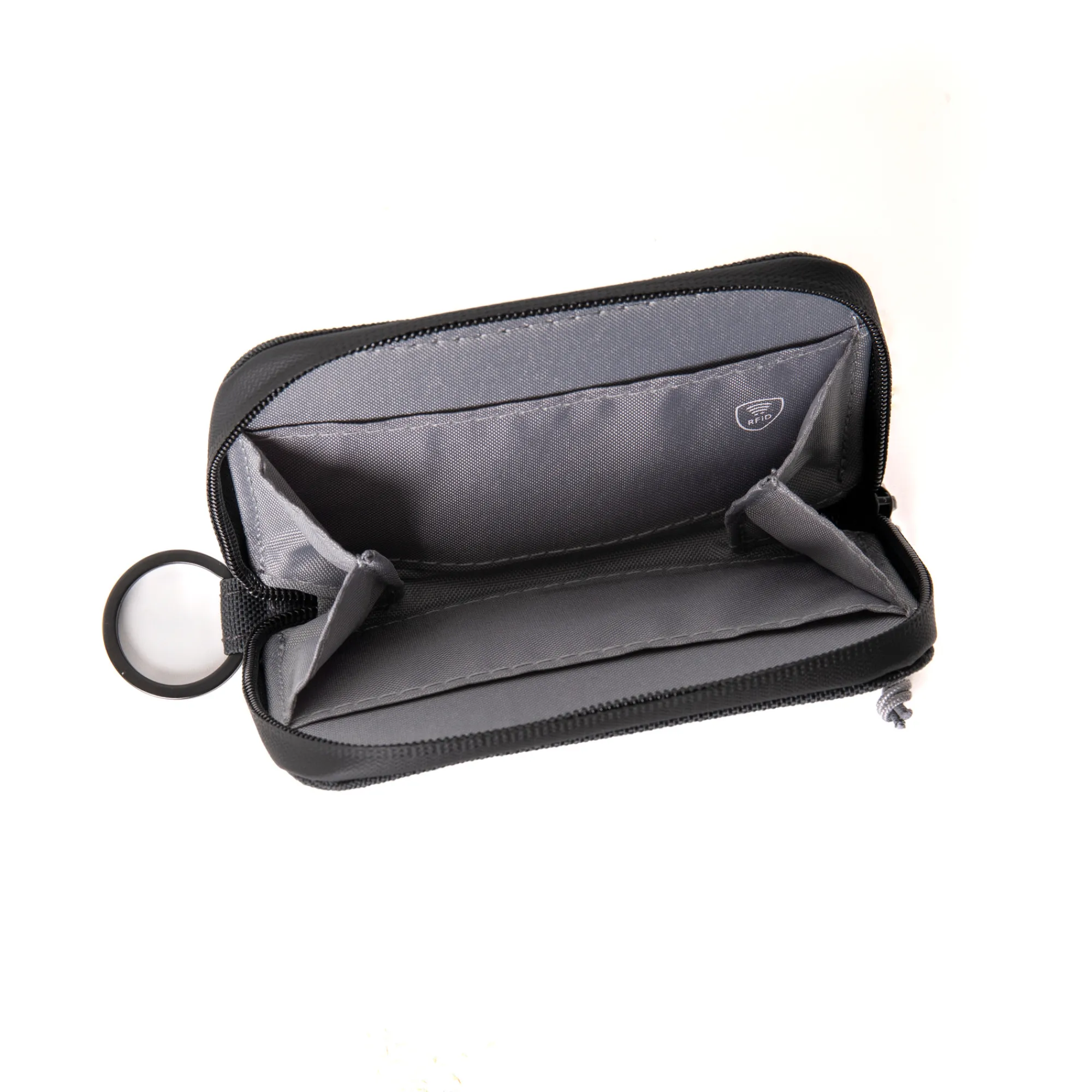 Rohan Rfid Protected Zip Coin Wallet Ii Pewter