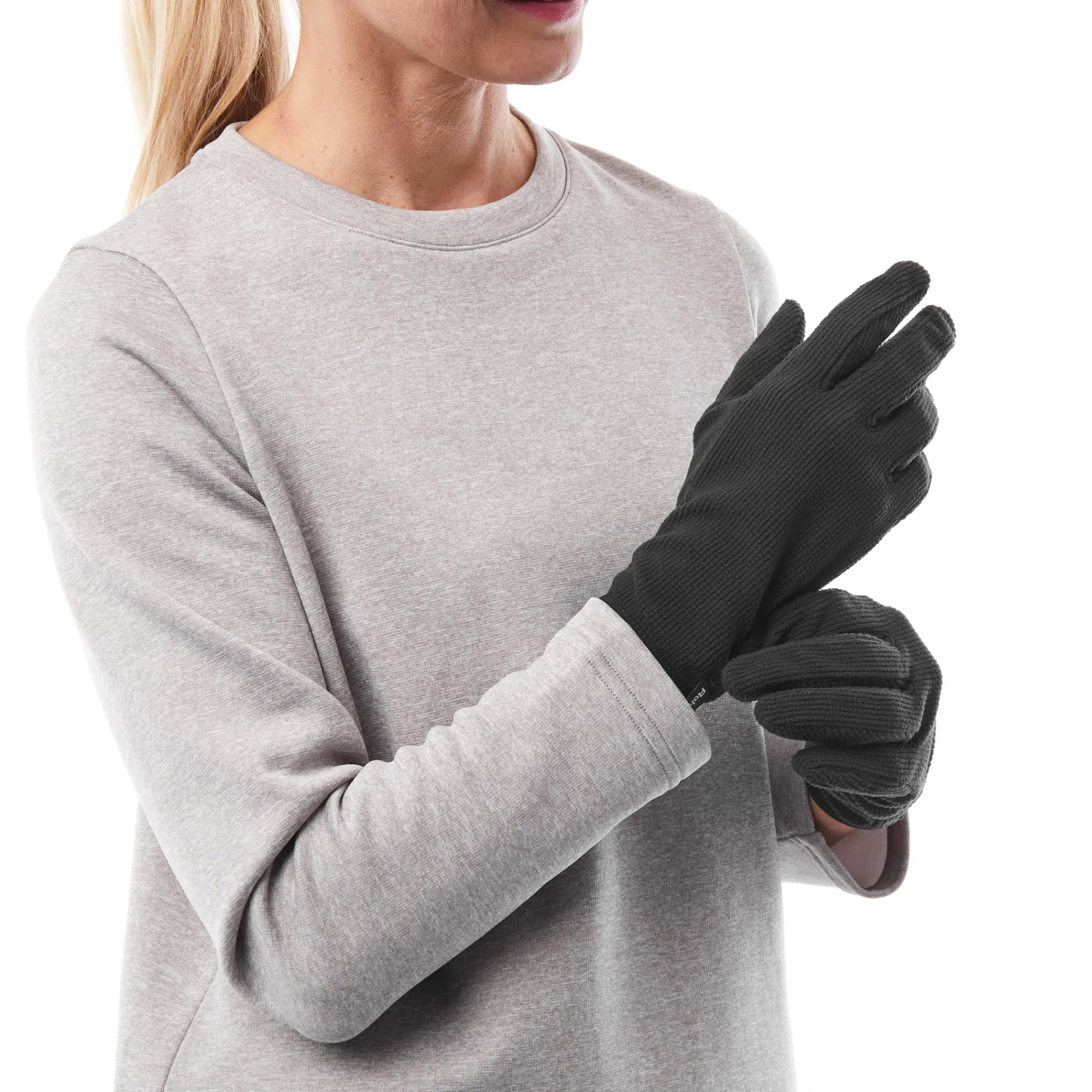 Men Rohan Stretch Microgrid Gloves Black