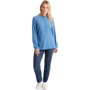 Women Rohan Women'S Azul Long Sleeve Shirt Zephyr Blue