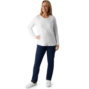 Women Rohan Women'S Basis Long Sleeve T White