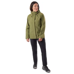 Women Rohan Women'S Brecon Waterproof Jacket Heath Green