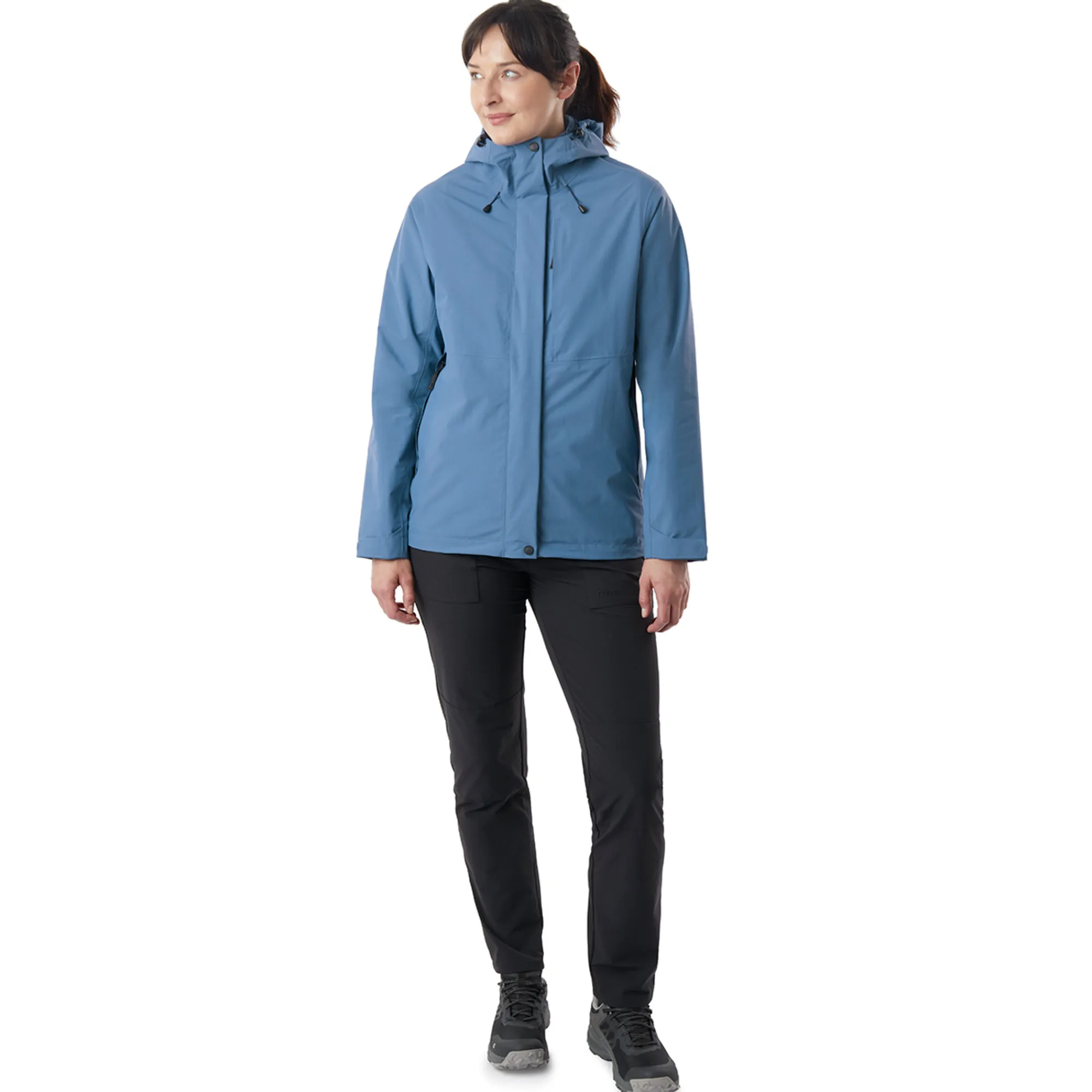 Women Rohan Women'S Brecon Waterproof Jacket Heather Blue