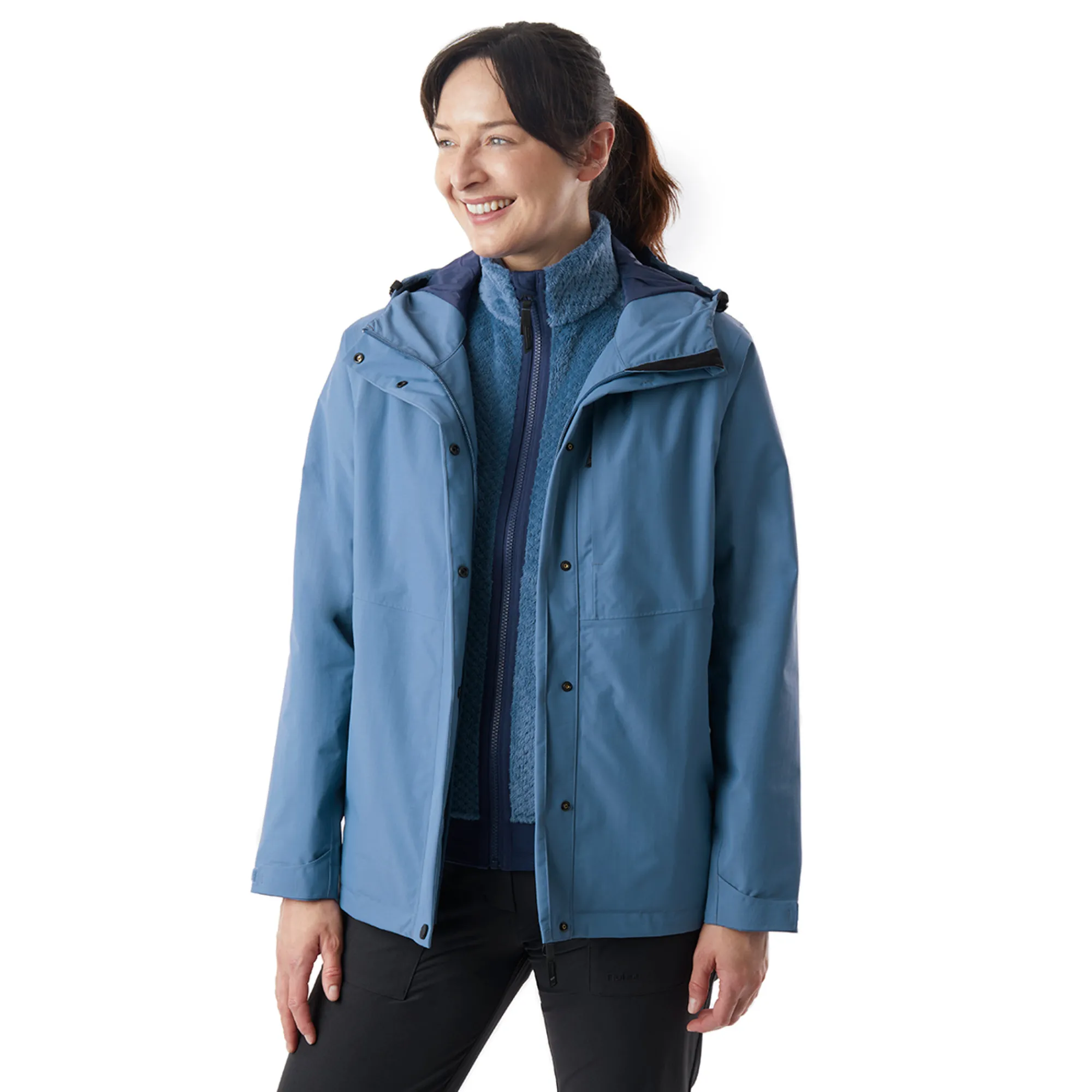 Women Rohan Women'S Brecon Waterproof Jacket Heather Blue