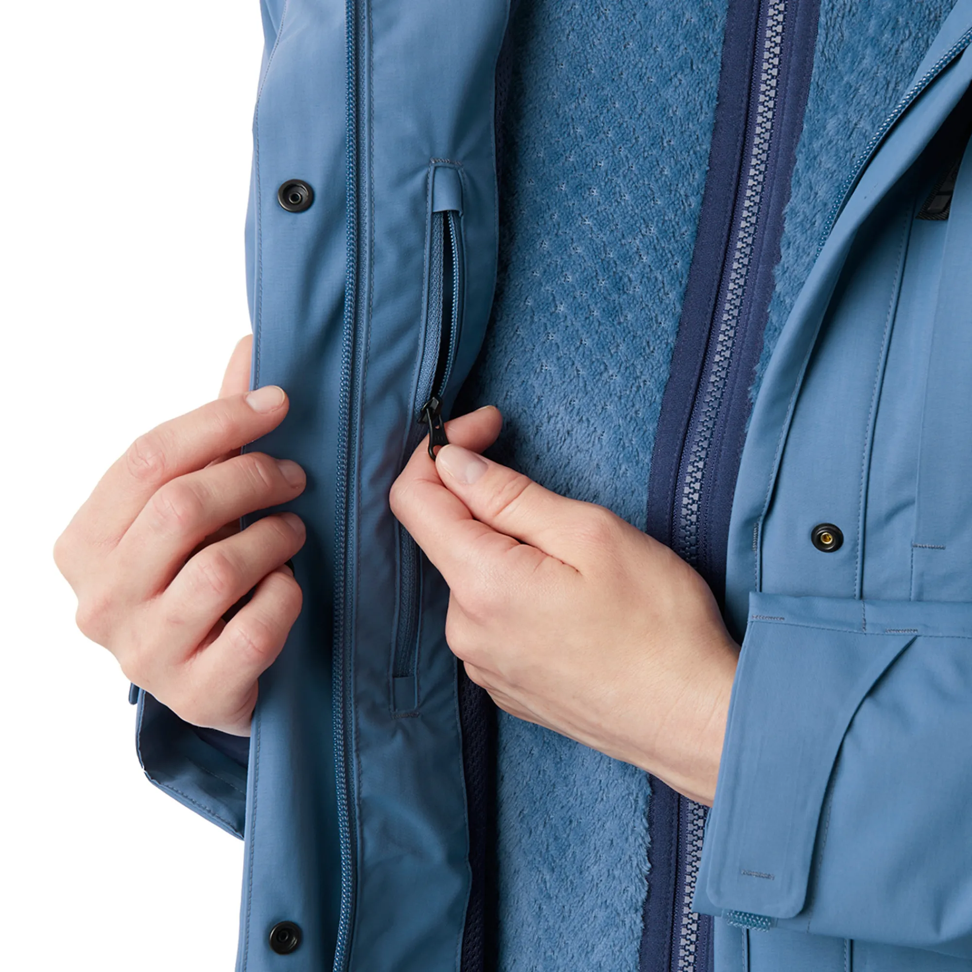 Women Rohan Women'S Brecon Waterproof Jacket Heather Blue