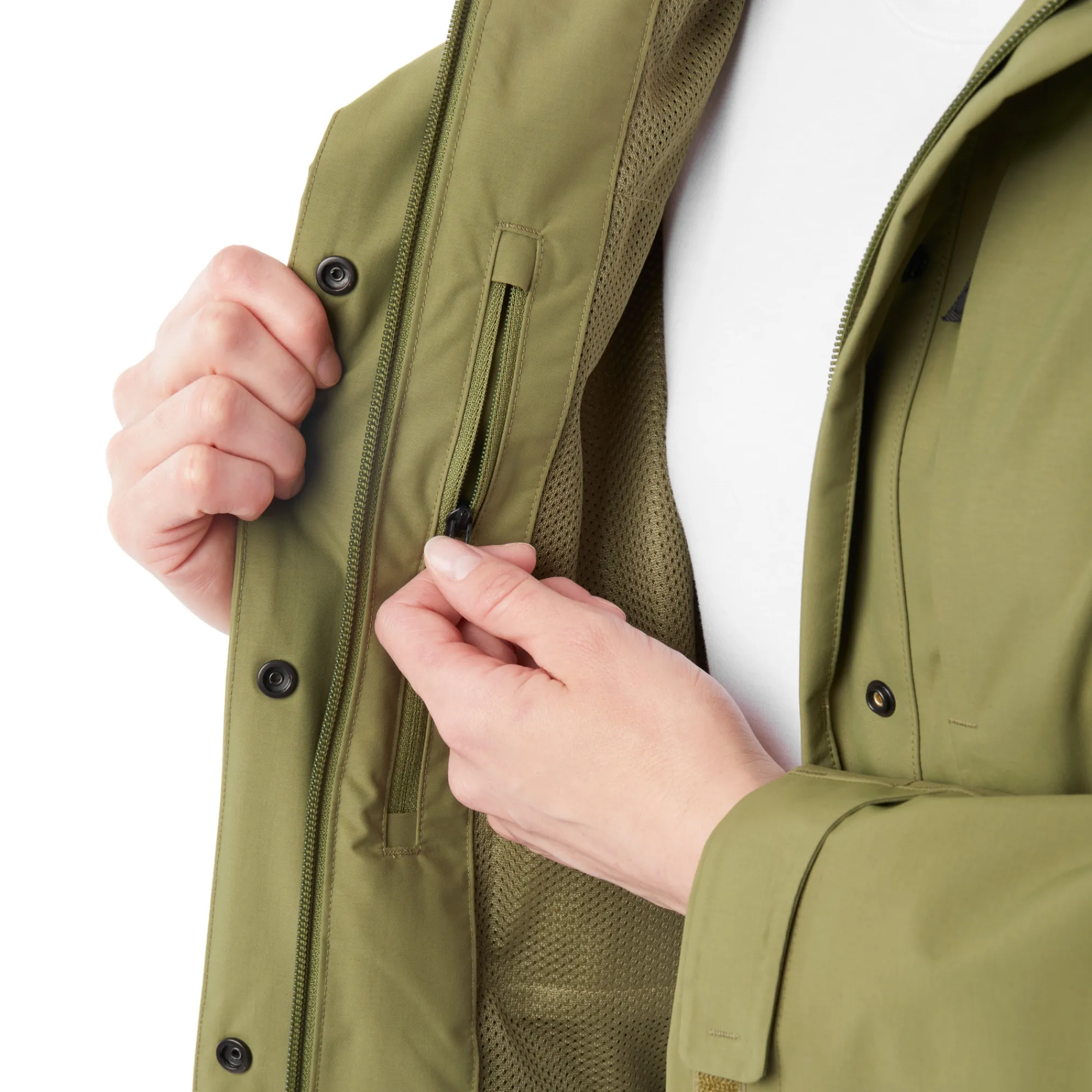Women Rohan Women'S Brecon Waterproof Jacket Heath Green