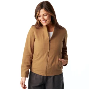 Women Rohan Women'S Brisa Linen Jacket Desert Ochre