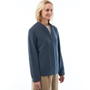 Women Rohan Women'S Brisa Linen Jacket Ocean Blue