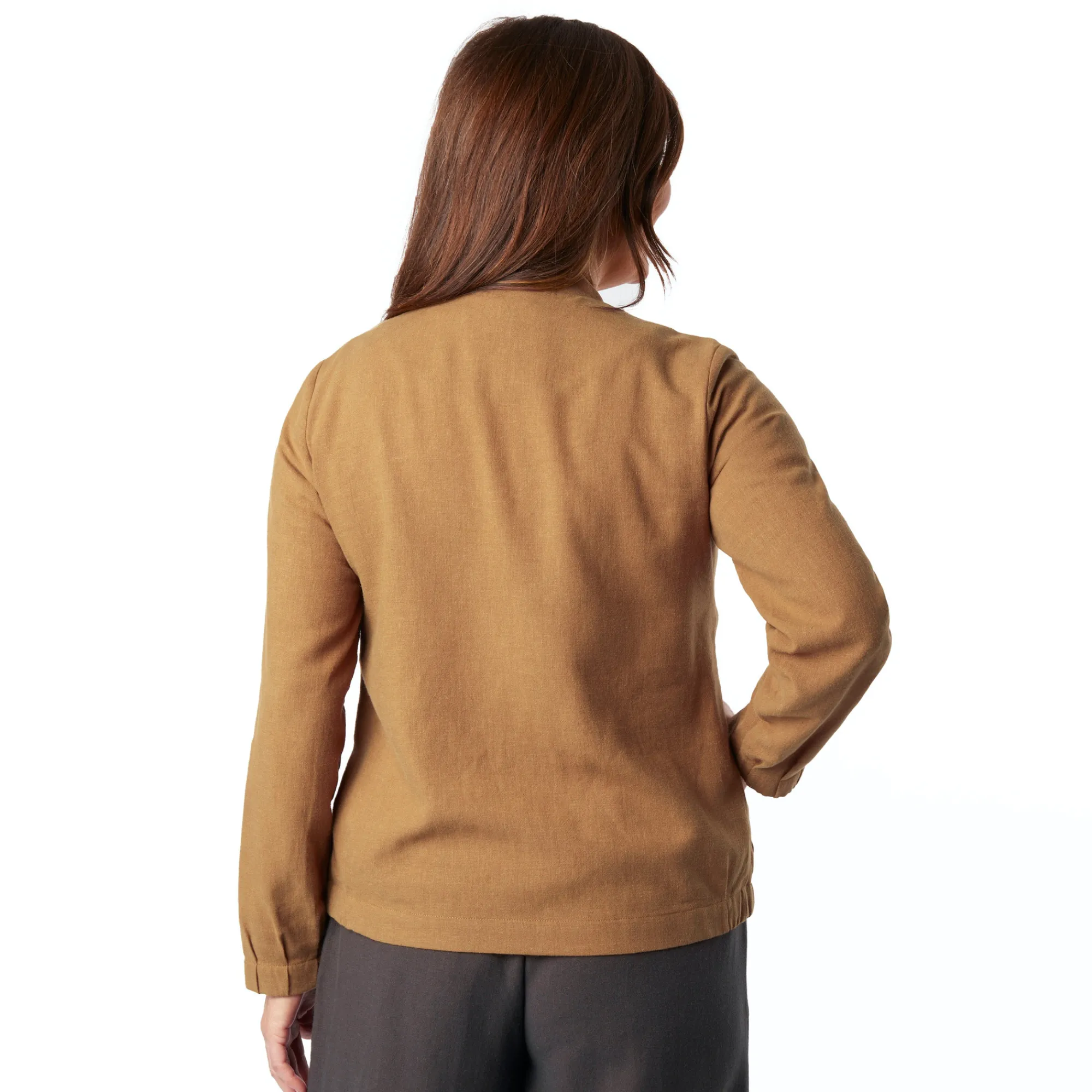 Women Rohan Women'S Brisa Linen Jacket Desert Ochre