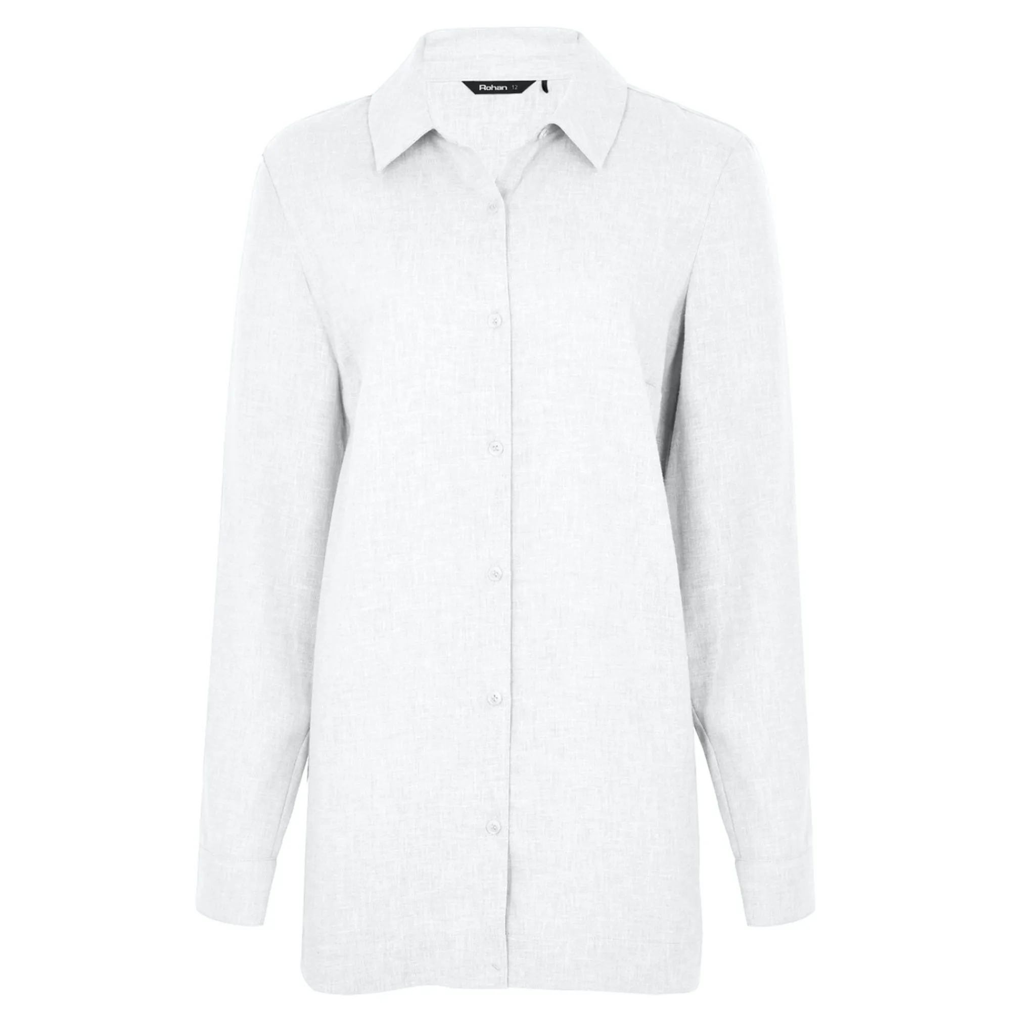 Women Rohan Women'S Brisa Linen Long Sleeve Shirt White