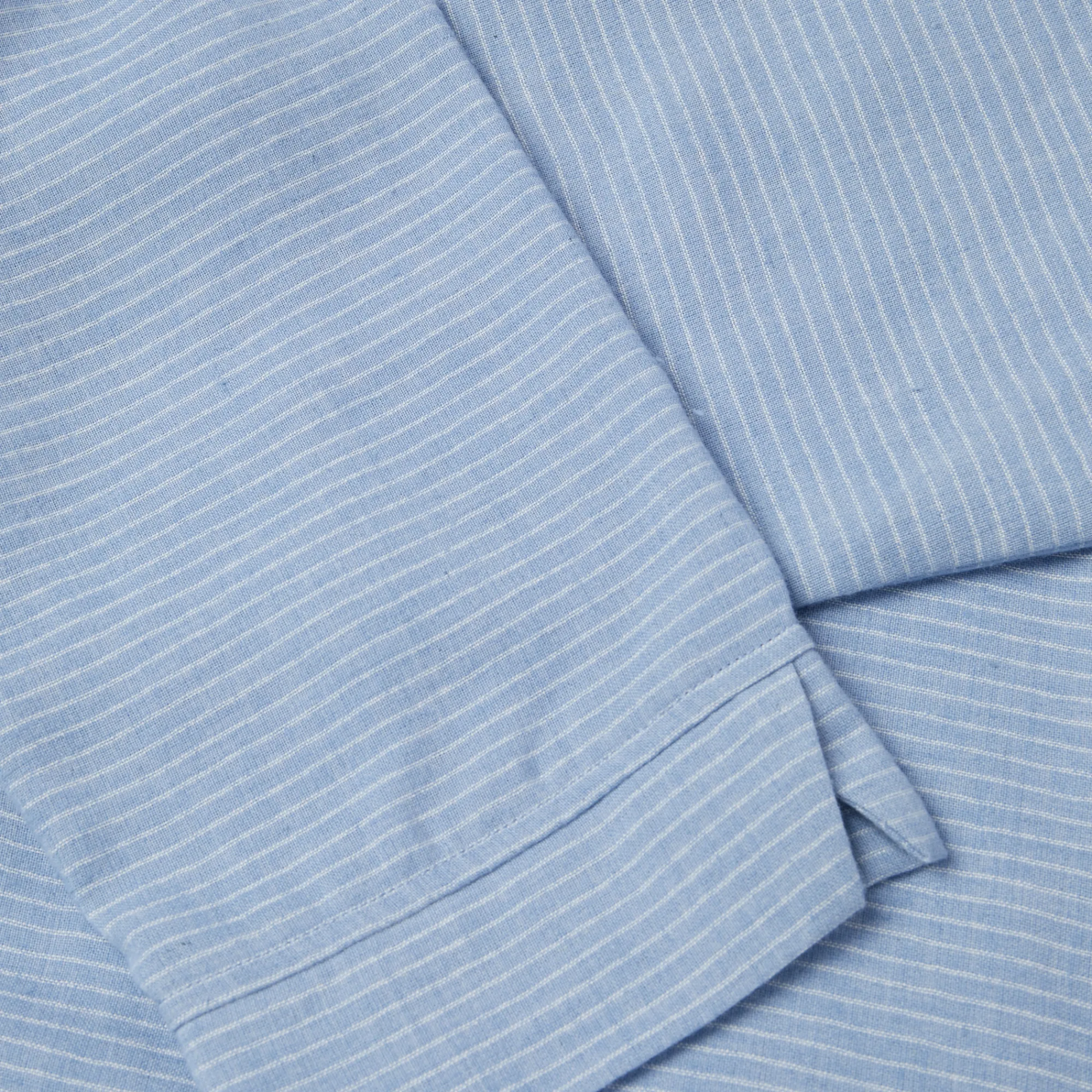 Women Rohan Women'S Brisa Linen Short Sleeve Top Chambray Blue Stripe