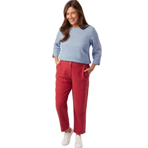 Women Rohan Women'S Brisa Linen Trousers Coast Red