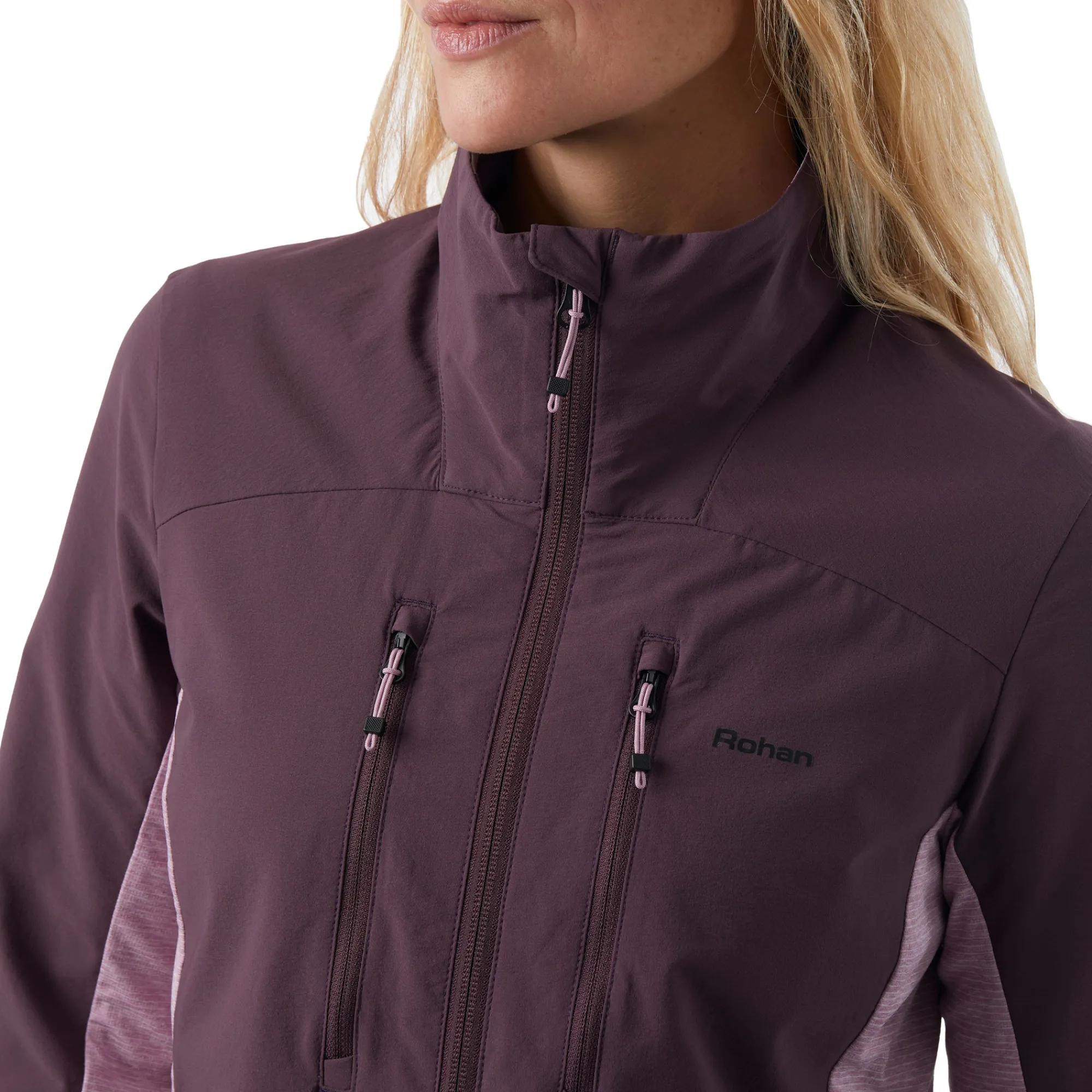 Women Rohan Women'S Fjell Vapour Jacket Twilight Purple/Breeze Lilac