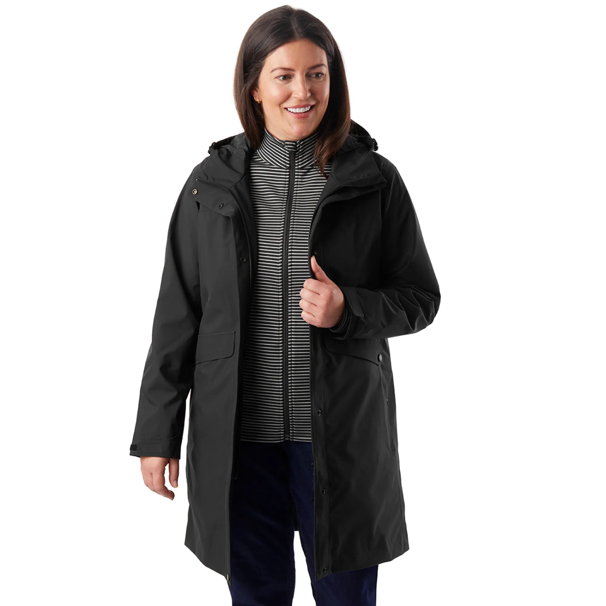 Women Rohan Women'S Kendal Waterproof Jacket Black