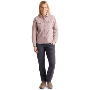Women Rohan Women'S Pioneer Long Sleeve Shirt Rose Pink