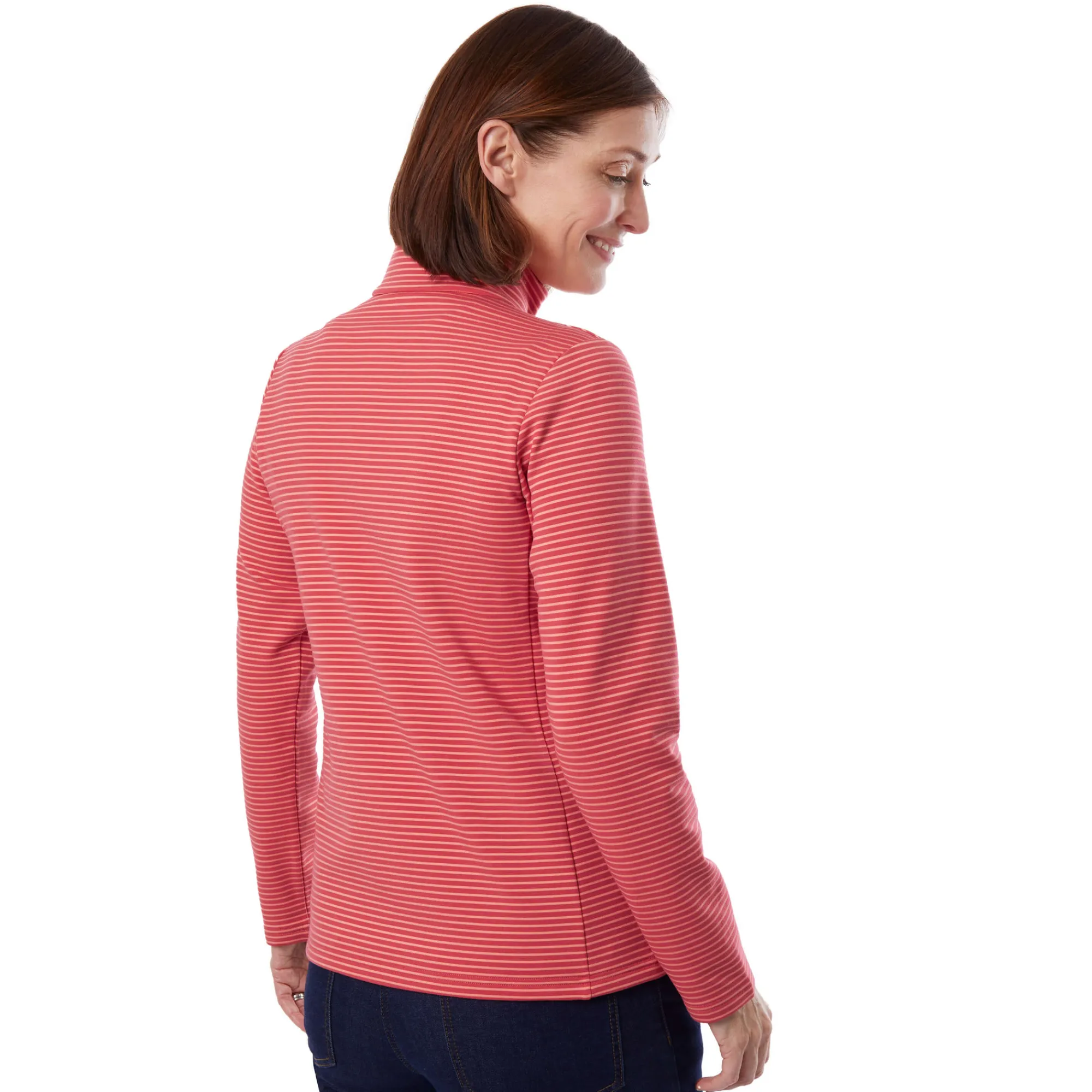 Women Rohan Women'S Radiant Stripe Jacket Cardinal Pink Stripe