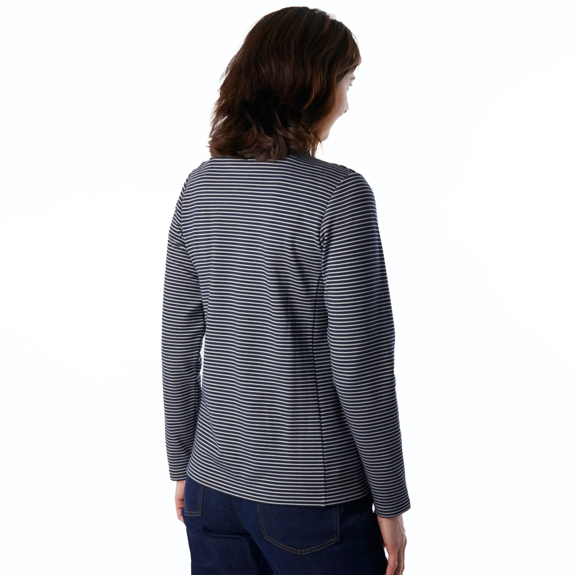 Women Rohan Women'S Radiant Stripe Jacket True Navy Stripe