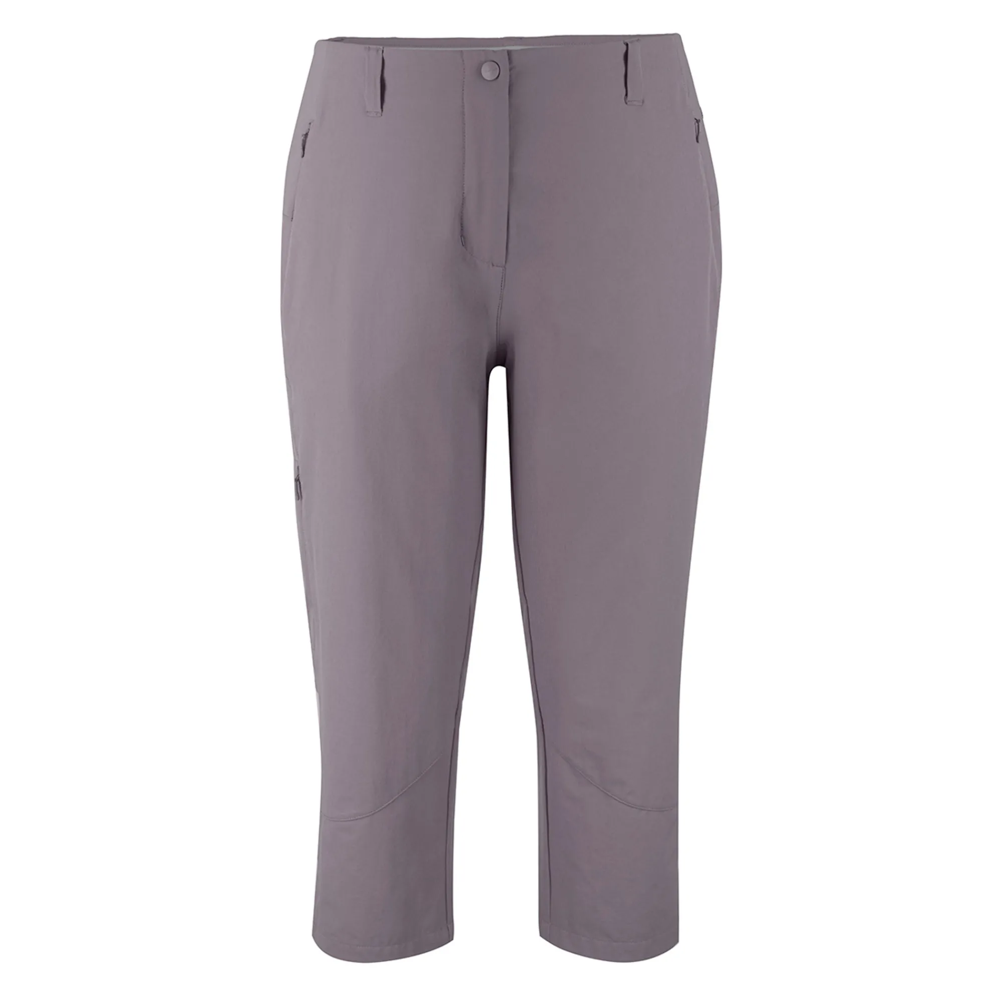 Women Rohan Women'S Roamer Capris Trousers Mauve Grey