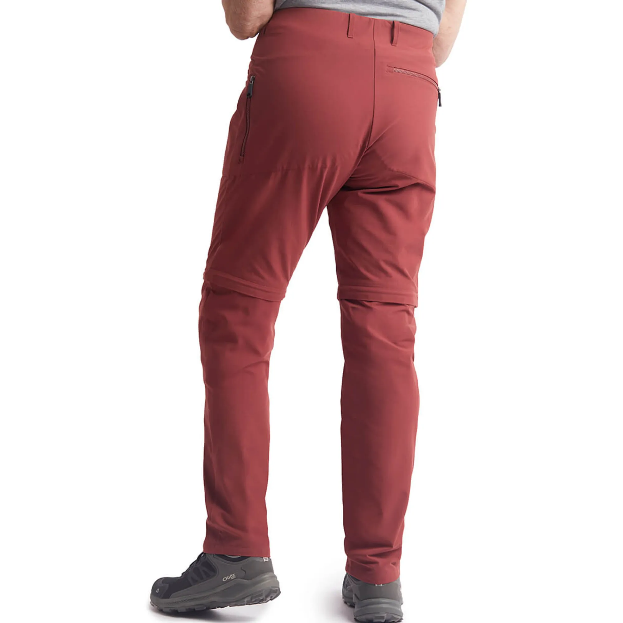 Men Rohan Women'S Stretch Bags Convertible Trousers Auburn Red
