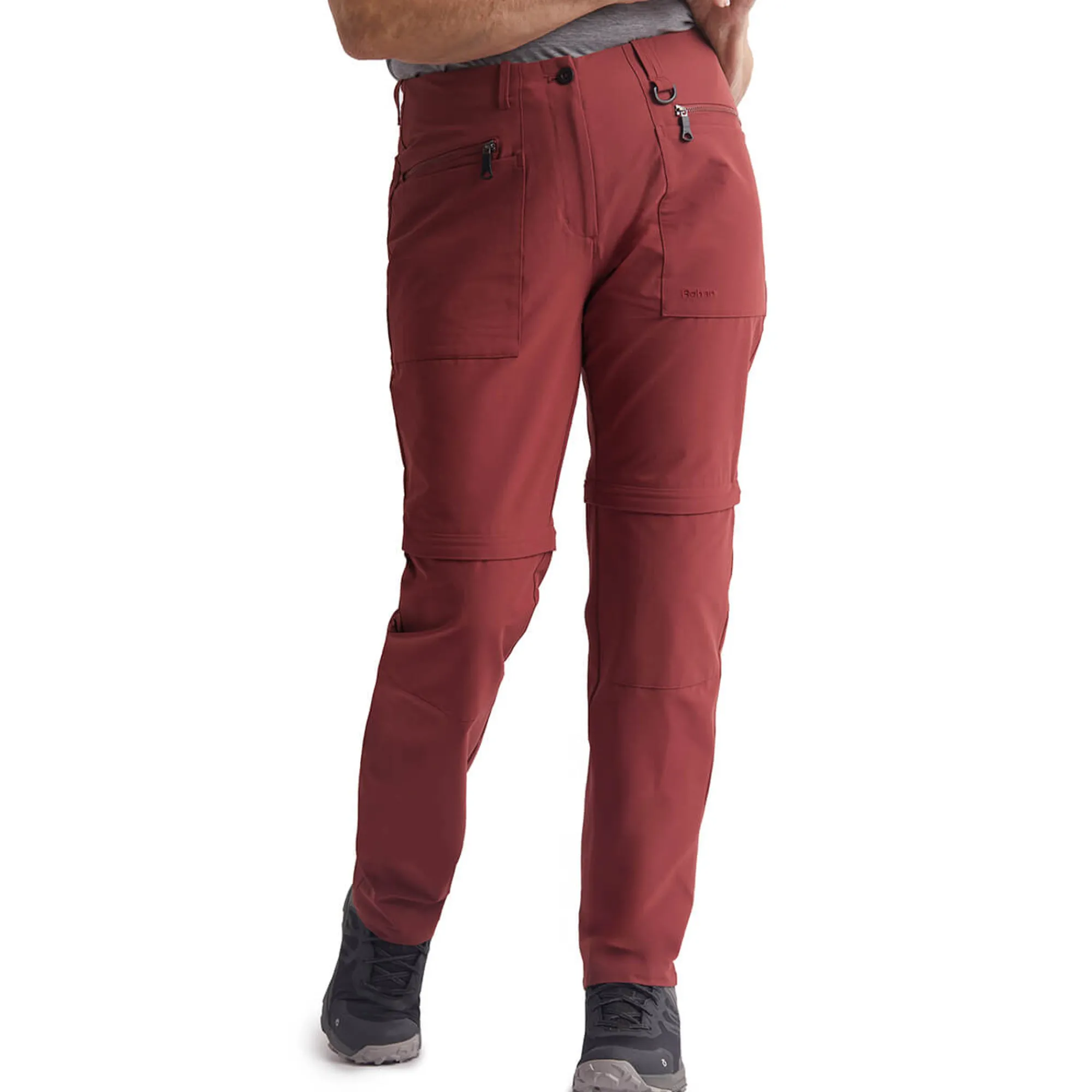 Men Rohan Women'S Stretch Bags Convertible Trousers Auburn Red