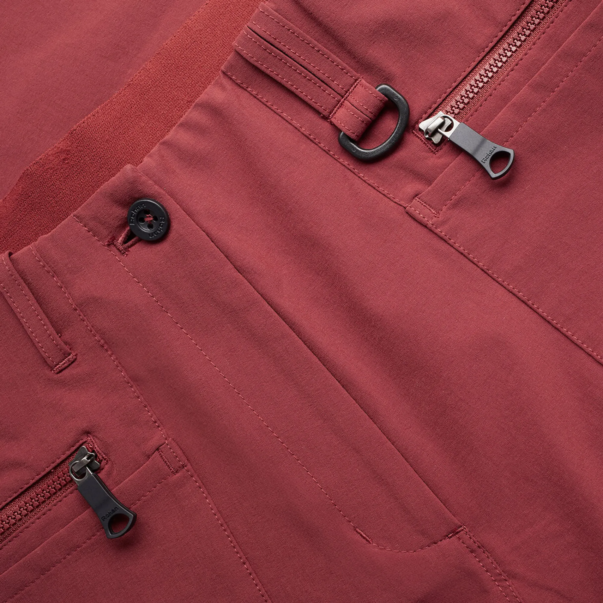 Men Rohan Women'S Stretch Bags Convertible Trousers Auburn Red