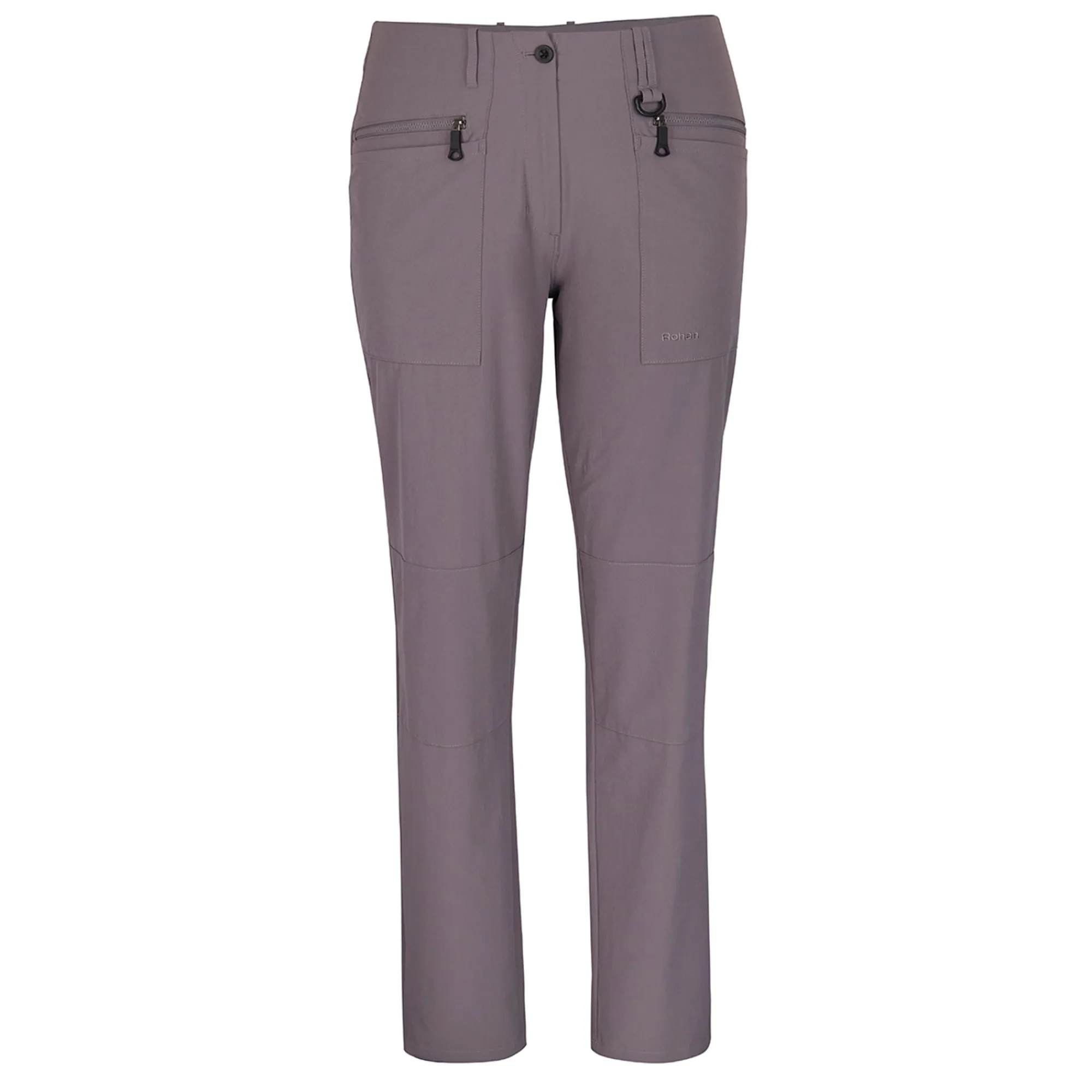 Men Rohan Women'S Stretch Bags Trousers Mauve Grey