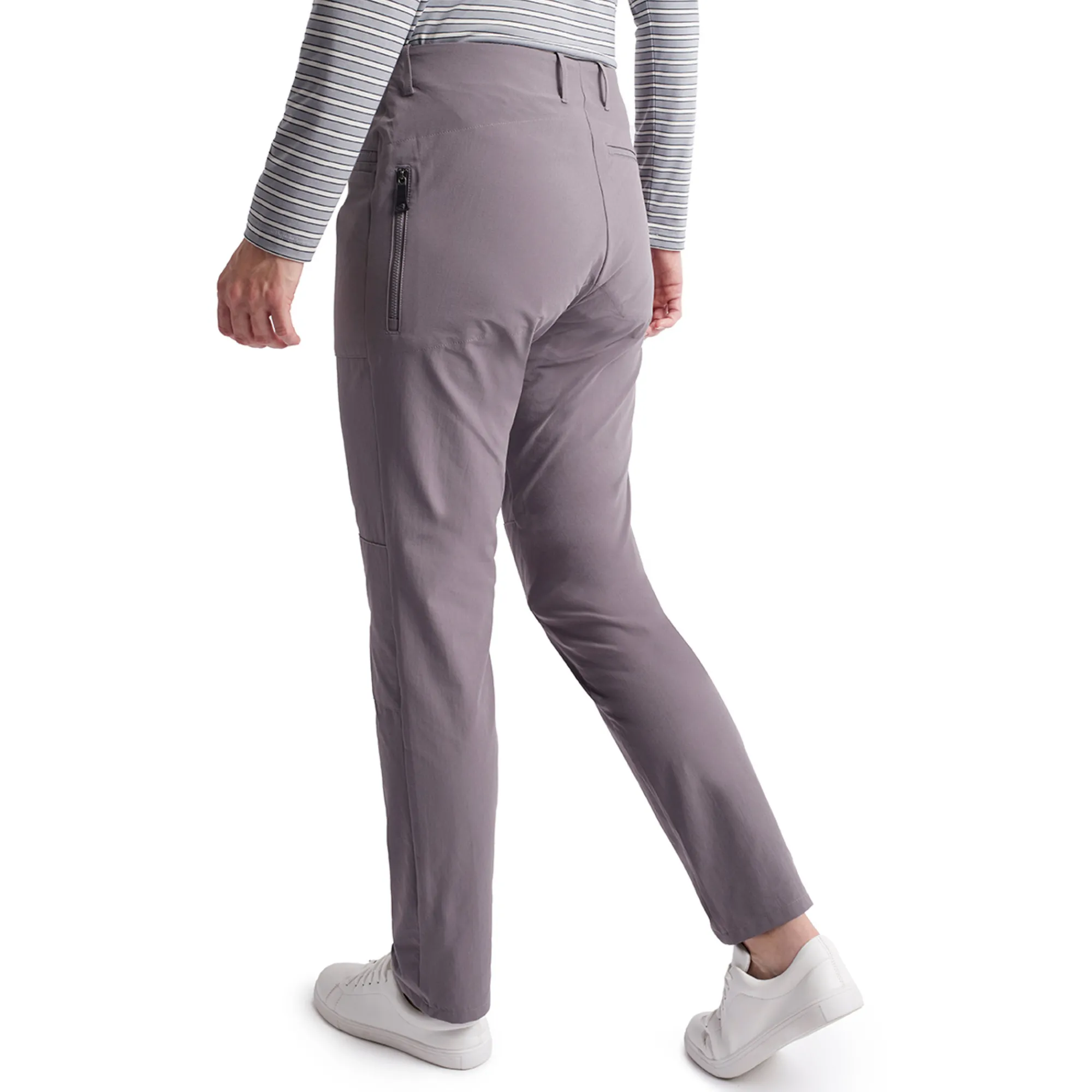 Men Rohan Women'S Stretch Bags Trousers Mauve Grey