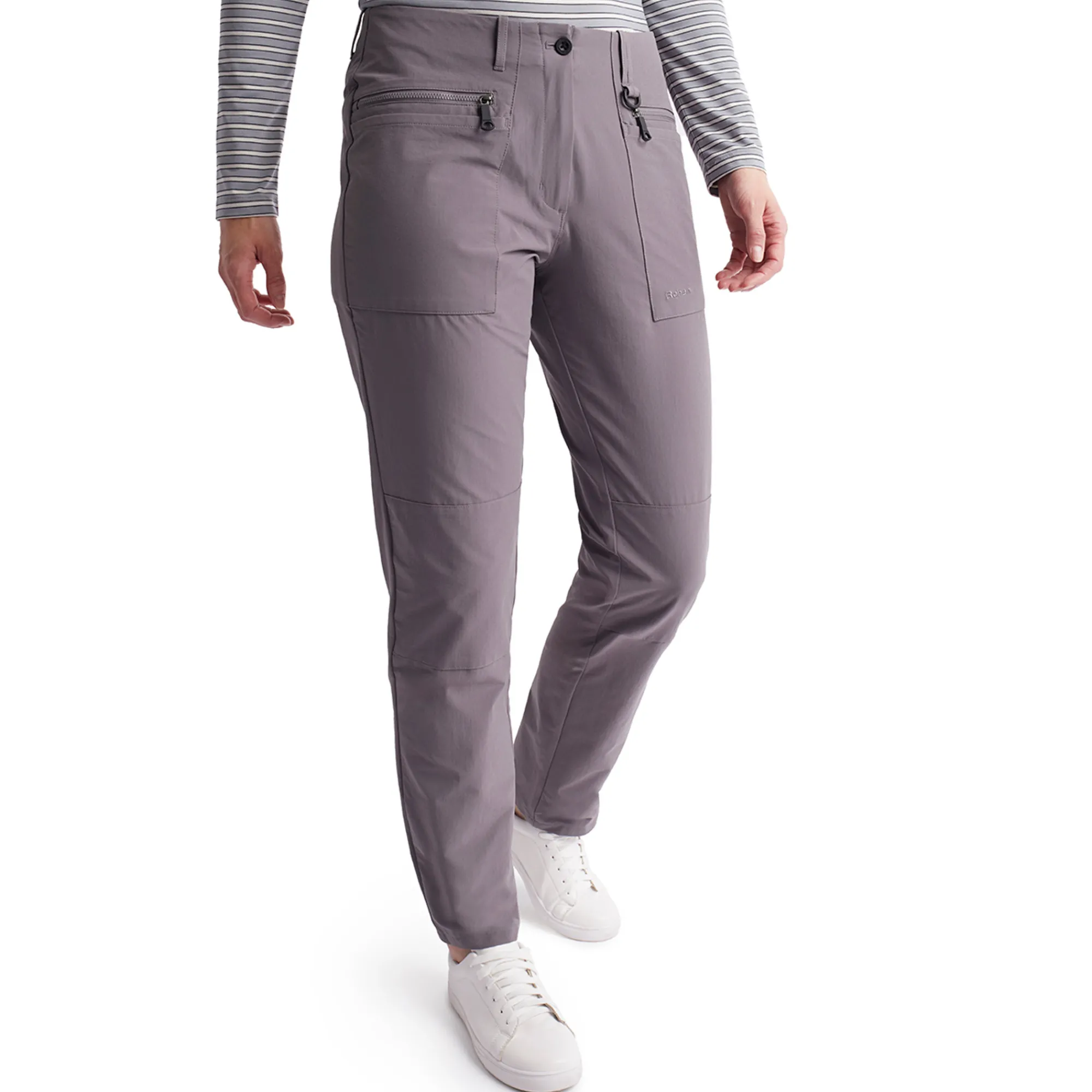 Men Rohan Women'S Stretch Bags Trousers Mauve Grey