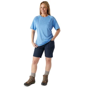 Women Rohan Women'S Vapour Short Sleeve T Azure Blue Marl