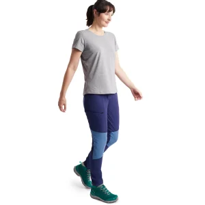 Women Rohan Women'S Vela Hiking Trousers Eclipse Blue/Heather Blue