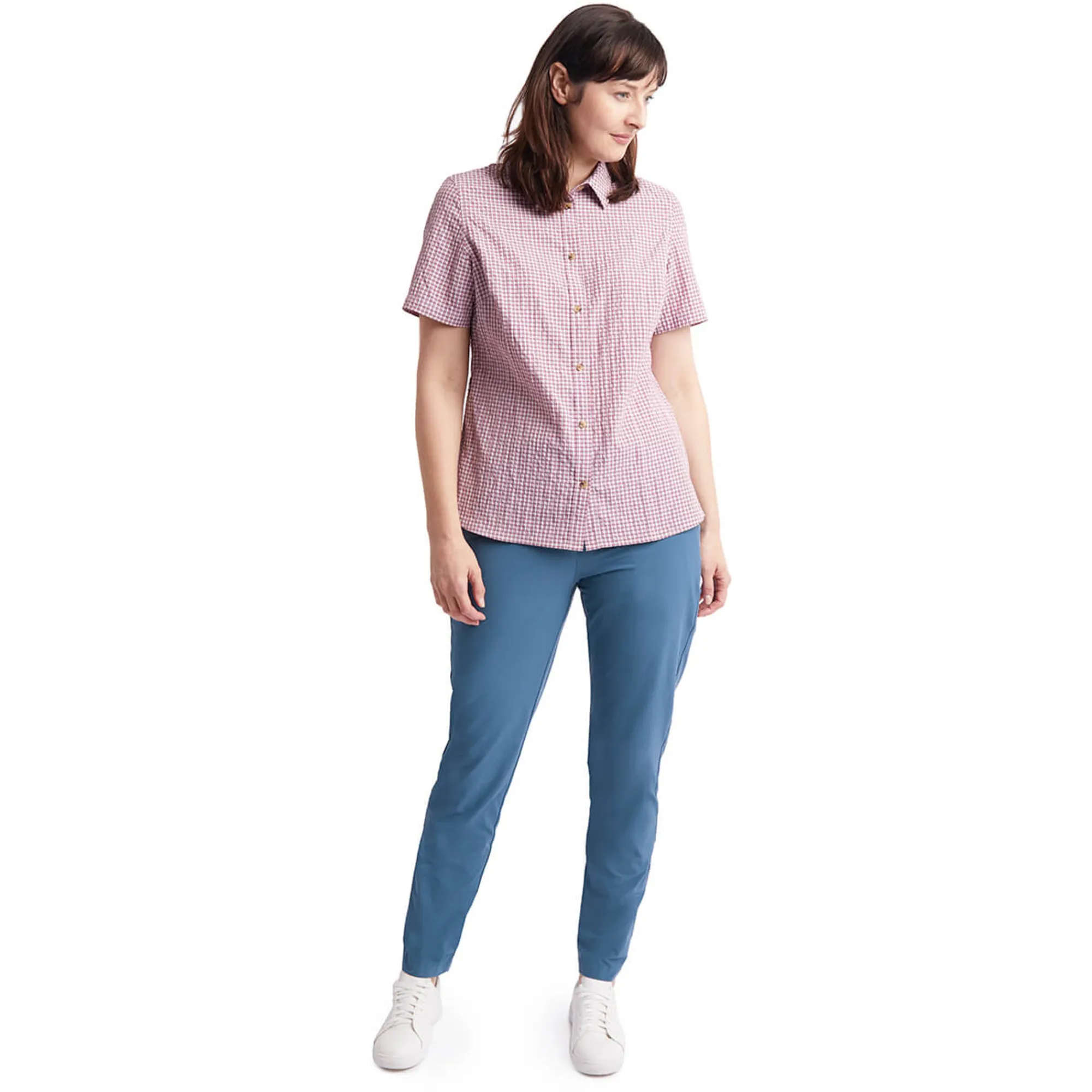 Women Rohan Women'S Wanderers Trousers Cumbria Blue