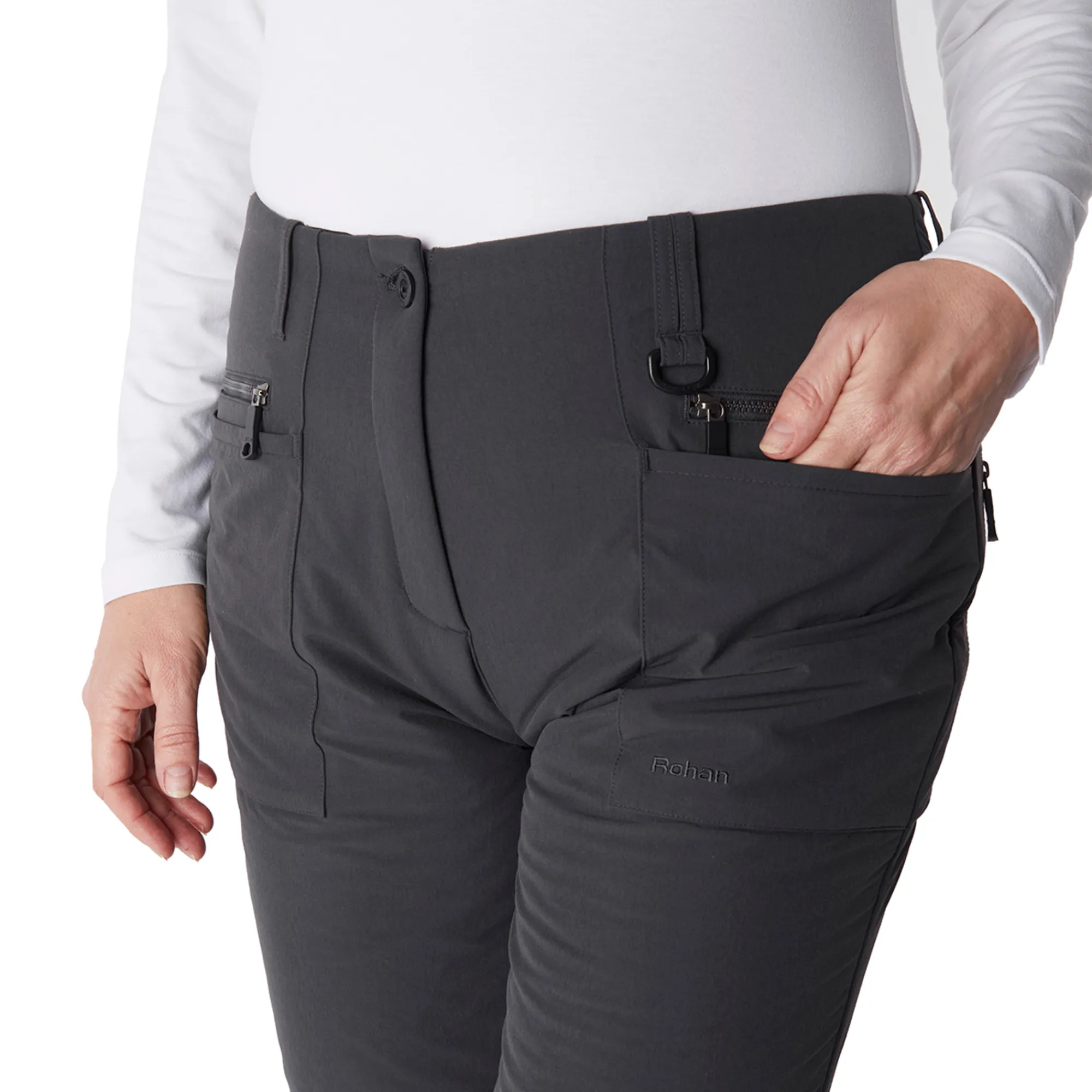 Women Rohan Women'S Winter Stretch Bags Trousers Carbon